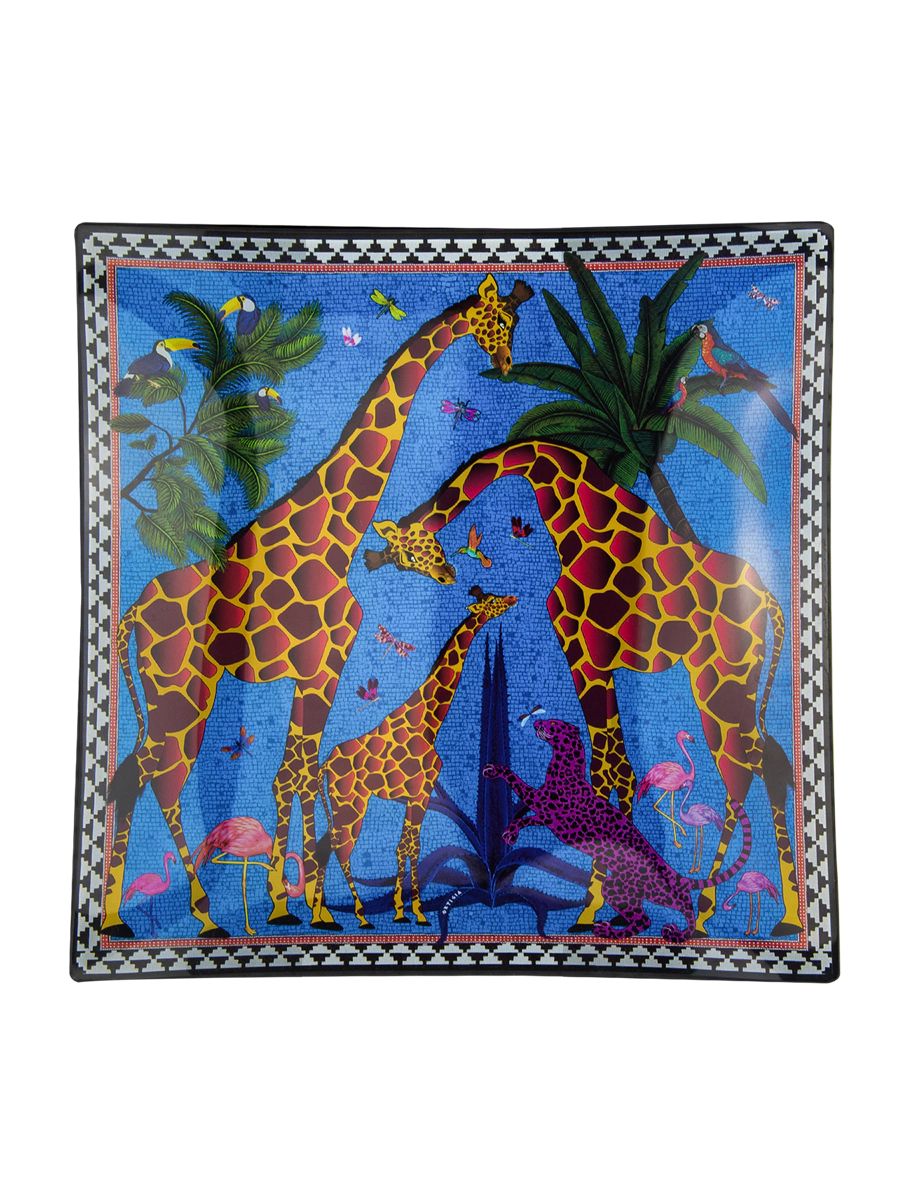 Ortigia Giraffe Glass Plates