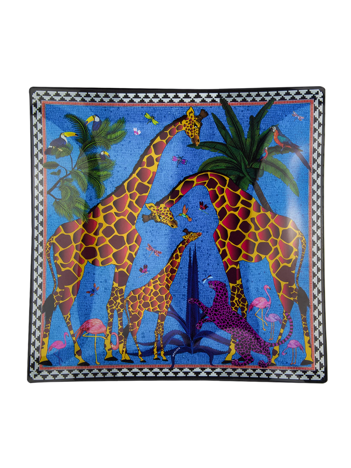 Ortigia Giraffe Glass Plates
