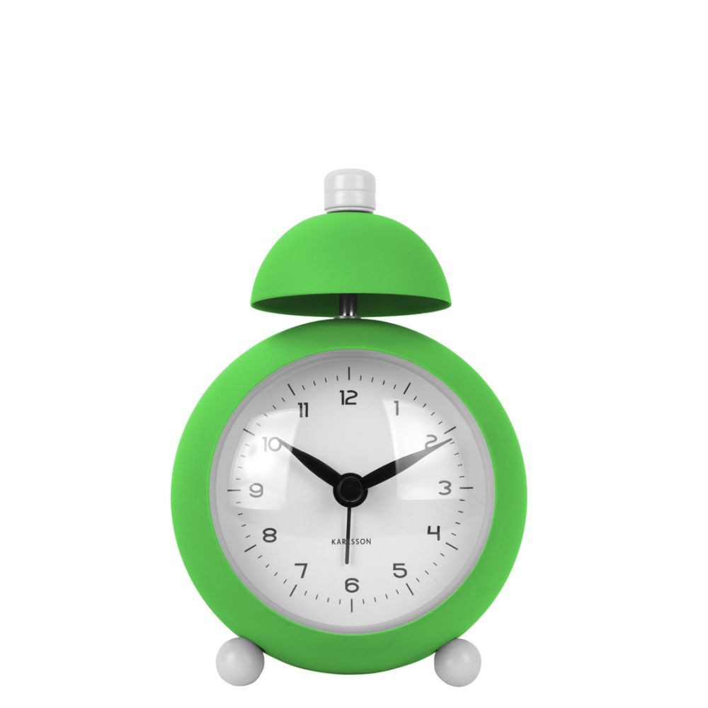 Chaplin Bright Green Alarm Clock