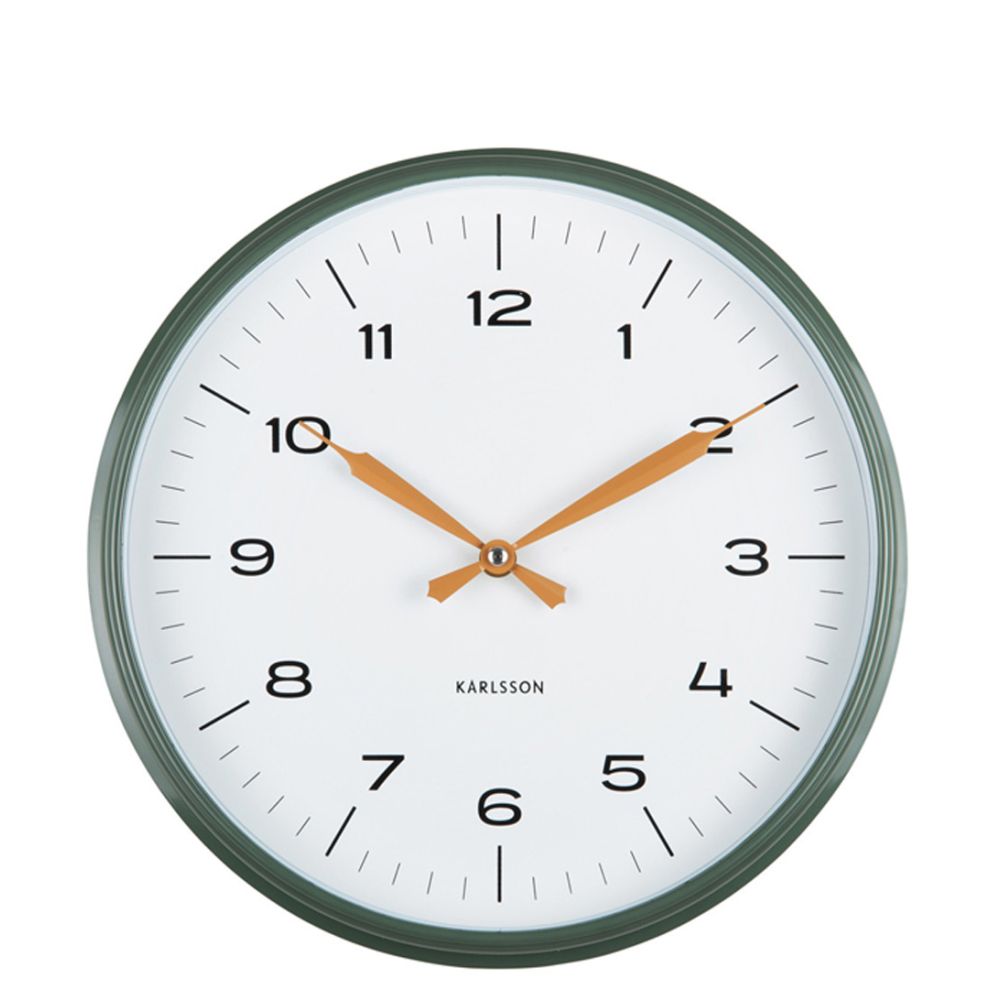 Jungle Green Modern Factory Wall Clock