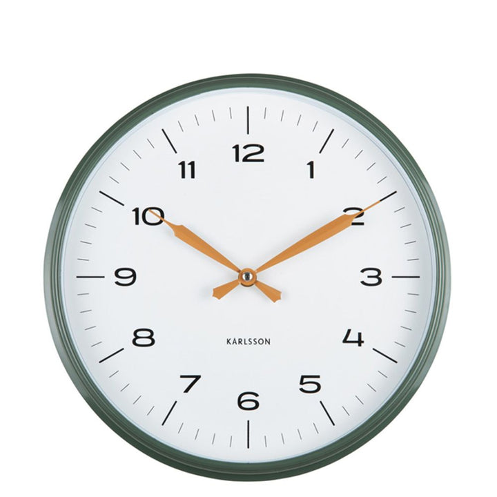 Jungle Green Modern Factory Wall Clock