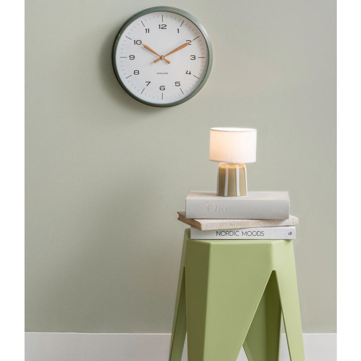 Jungle Green Modern Factory Wall Clock