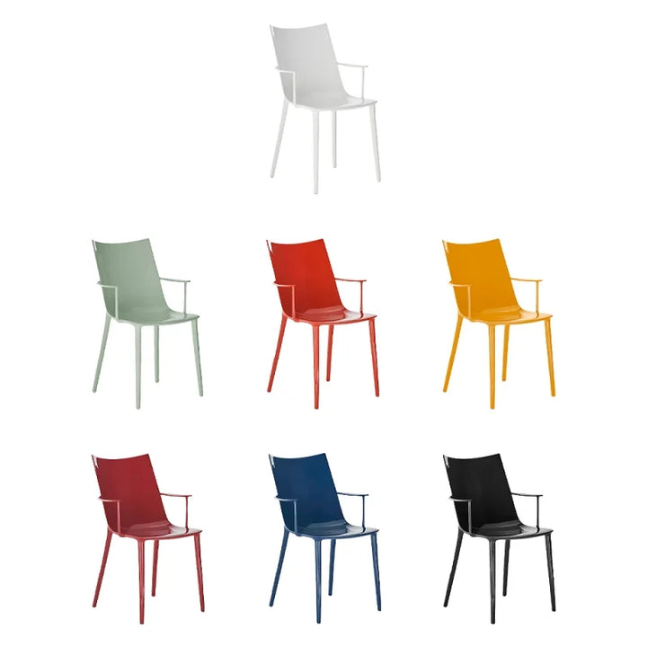 Kartel HHH Glossy Dining Armchairs