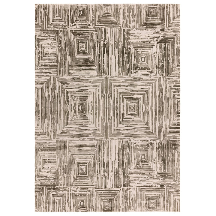 Kuza Portrait Khaki Rug