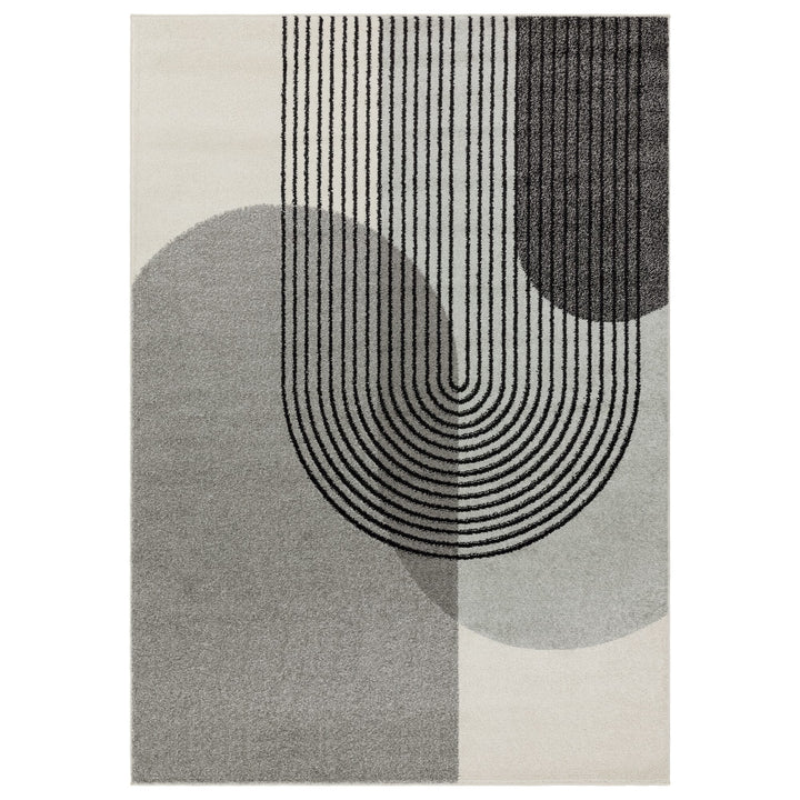 Muse Grey Retro Rugs