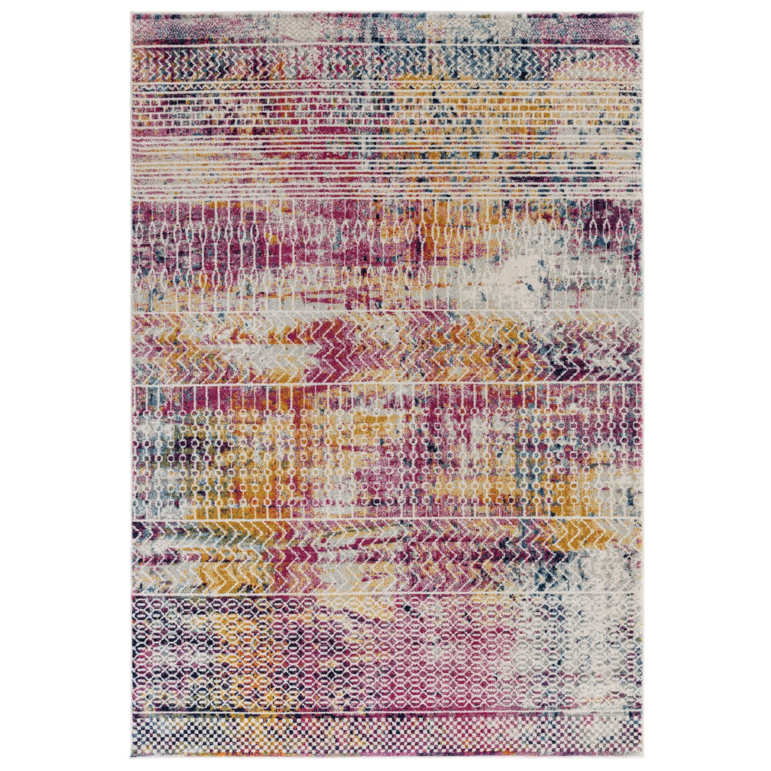 Muse Check Tribal Bright Runner & Rugs