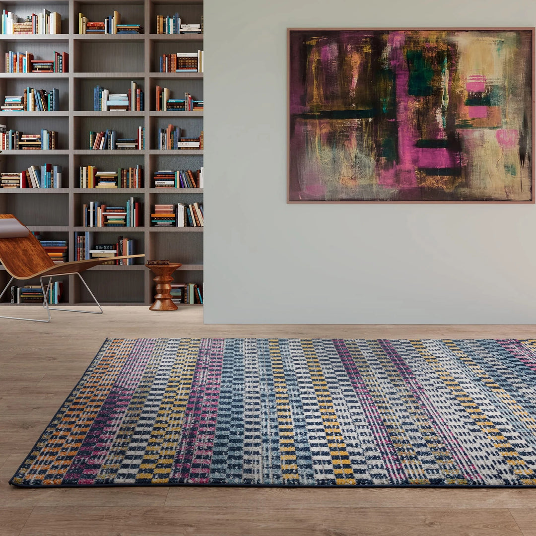 Muse Check Bright Runner & Rugs