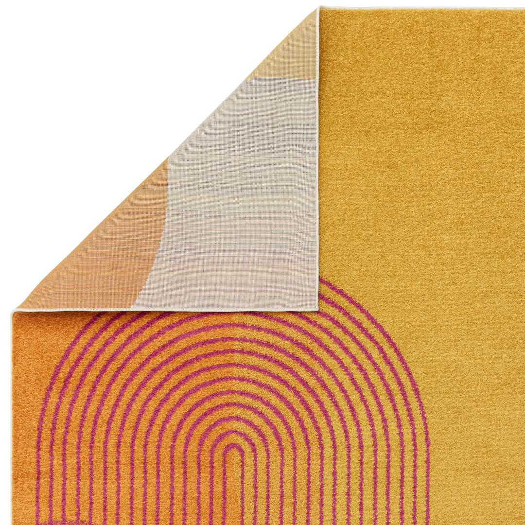 Muse Orange Retro Rugs