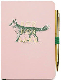 For Fox Sake Notebook With Pen