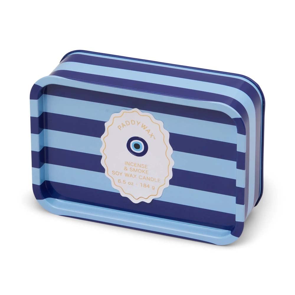 Eye Printed Tin Candle