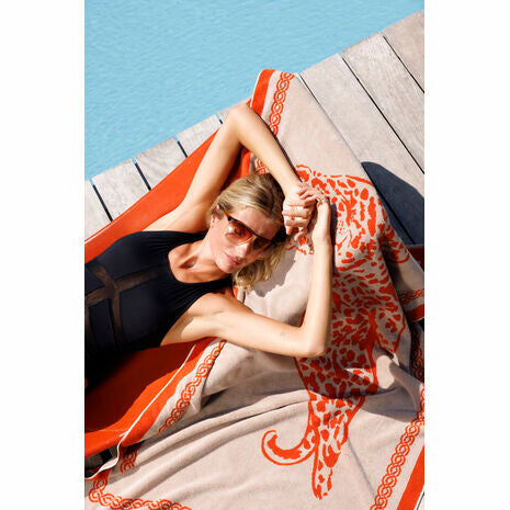 Leopard Desert Beach Towel