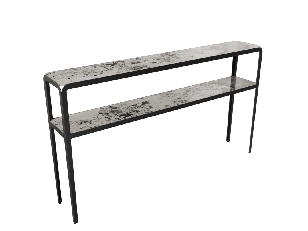 Sumatra Console With Shelf 'Calcatta Marble'