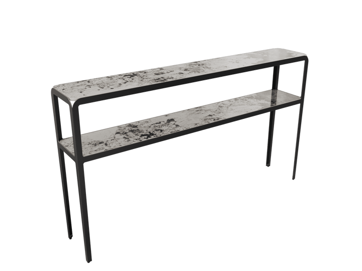 Sumatra Console With Shelf 'Calcatta Marble'