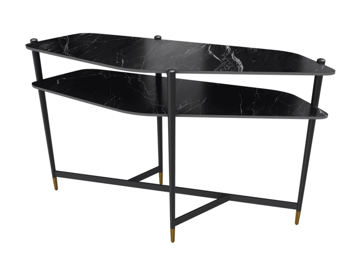 Akante Bergamo Ceramic & Marble Console Table