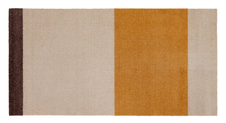 Ivory/Dijon/Brown Stripes Floormat