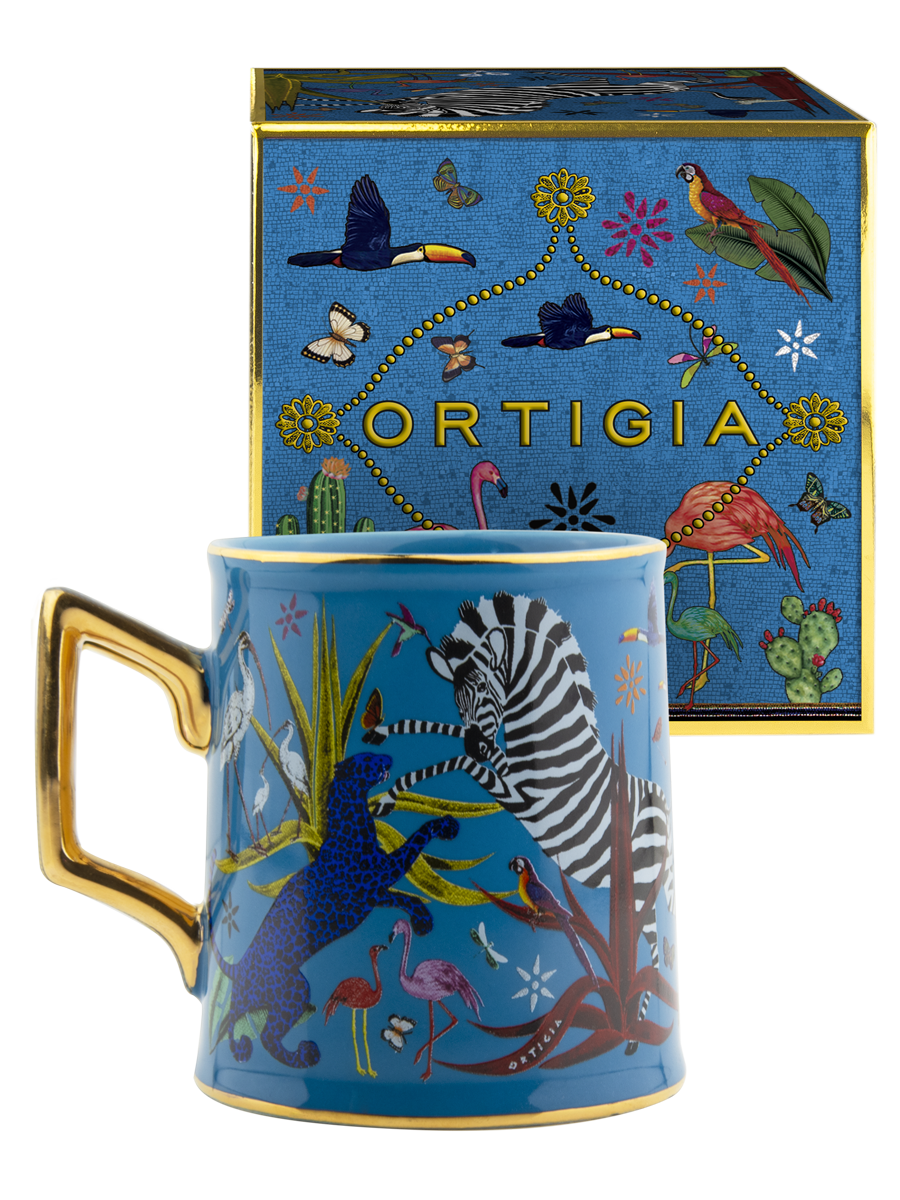 Ortigia Ceramic Blue Mug