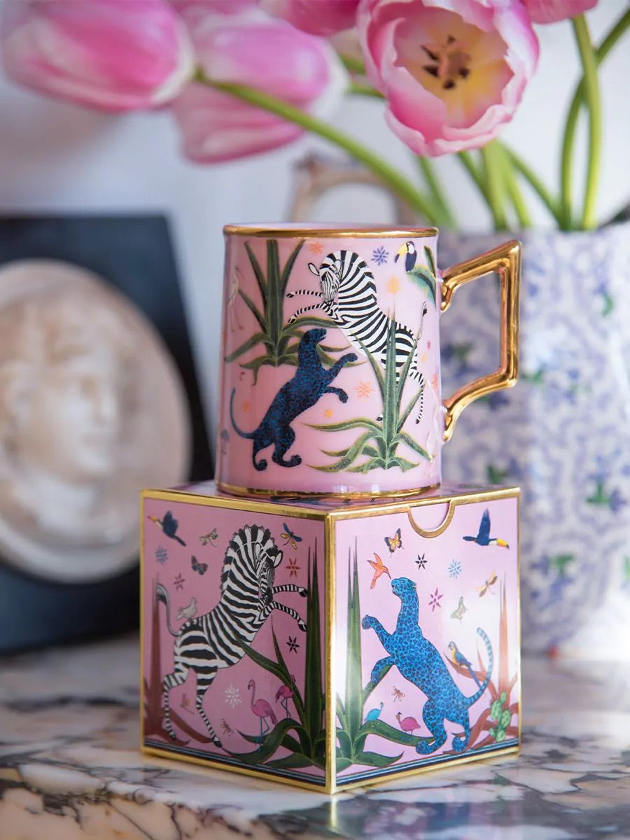 Ortigia Ceramic Pink Mug