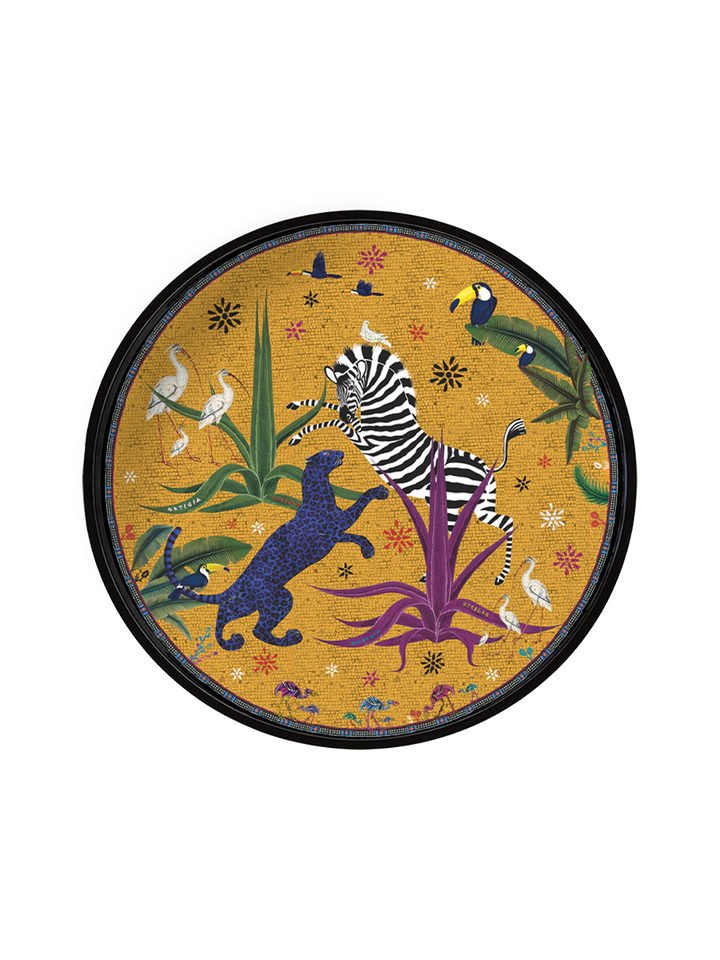 Ortigia Round Sahara Jungle Tray
