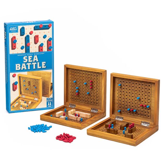 Sea Battle Wooden Game