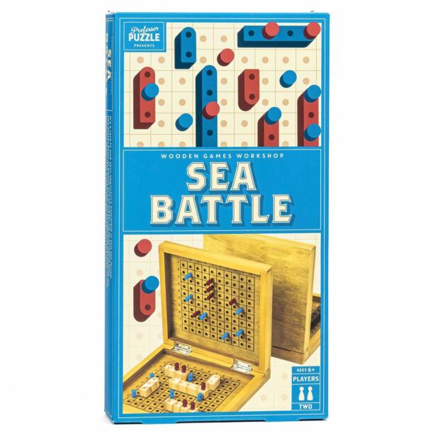 Sea Battle Wooden Game