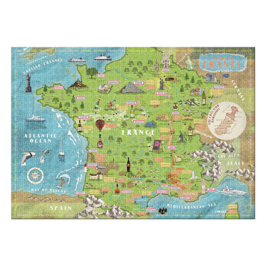 Wines Of France Jigsaw