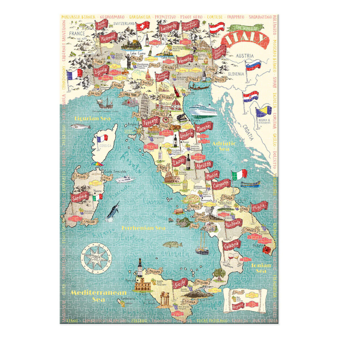 Wines Of Italy Jigsaw