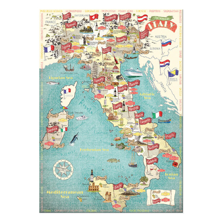 Wines Of Italy Jigsaw
