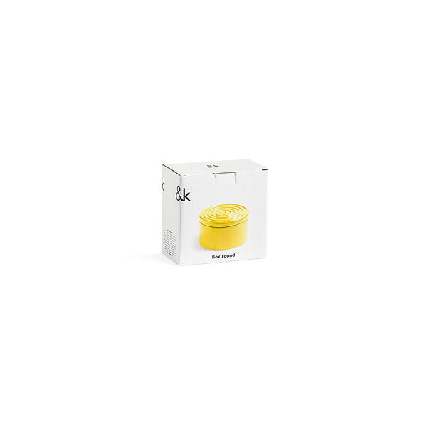 Box Yellow round