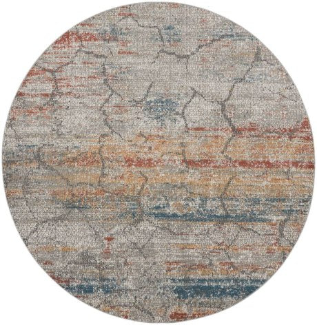 Rustic Multicoloured Rug