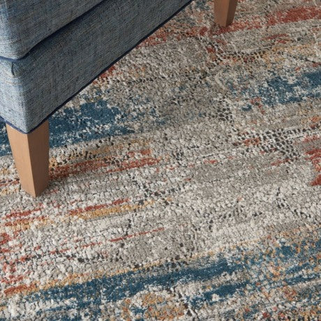 Rustic Multicoloured Rug