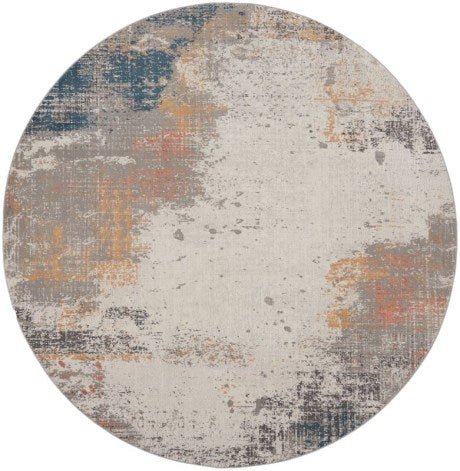 Rustic Grey Blue Rug