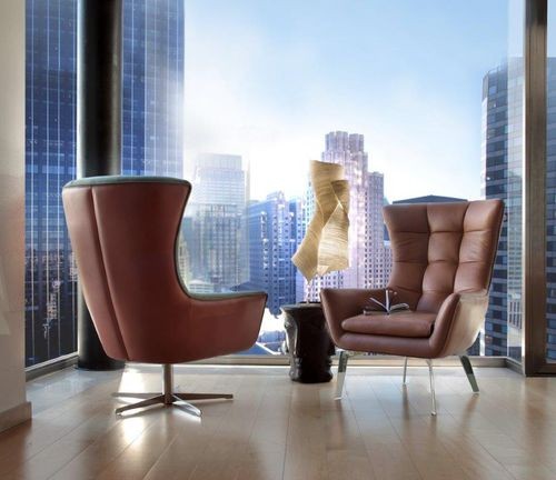 Calia Italia Jacob Armchair & Footstool