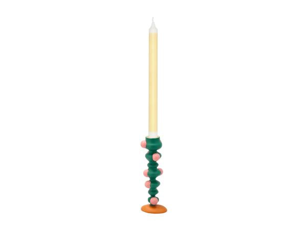 Blobs Green & Rose Candlestick