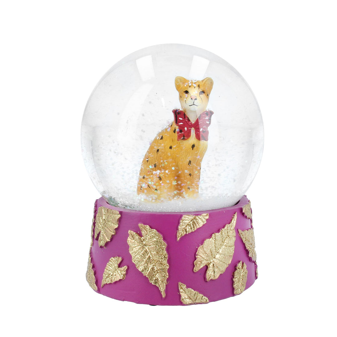 GG Fantasy Leopard Glitter Globe