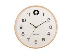 Round Cuckoo Wall Clock