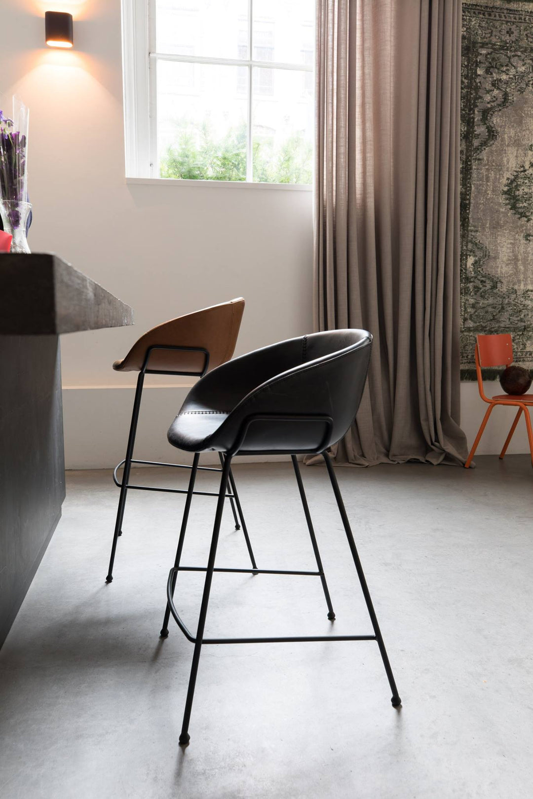 Feston Leather Stools