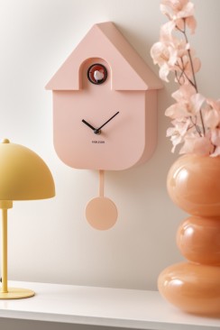 Modern 'Bird Song' Pastel Wall Clocks