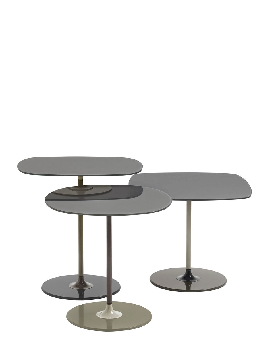 Kartell Thierry Glass Side Tables