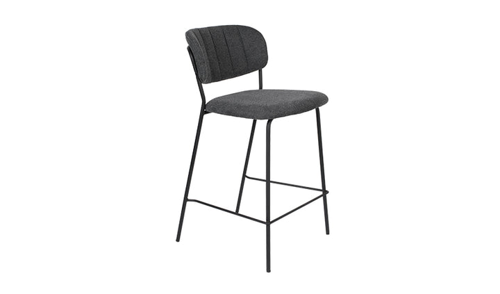 Jolien Black Leg Counter Stools Set