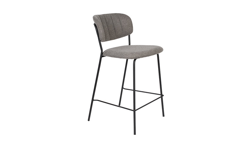 Jolien Black Leg Counter Stools Set