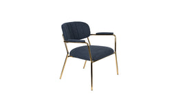 Jolien Gold Leg Lounge Chairs/Armchairs Set