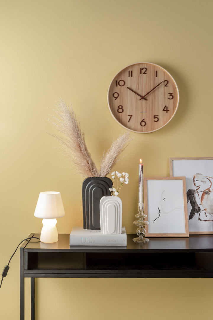 Light Wood Wall Clock
