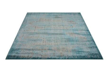 SALE Discontinued Turquoise Shade Rug