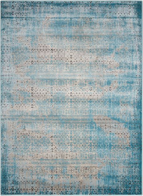 SALE Discontinued Turquoise Shade Rug