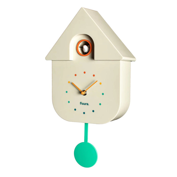 Multicoloured 'Bird Song' Wall Clocks