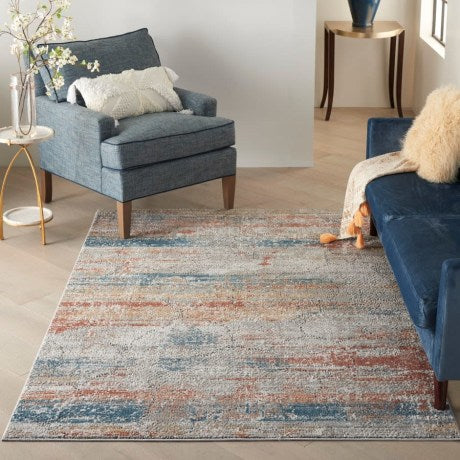 Rustic Multicoloured Rug