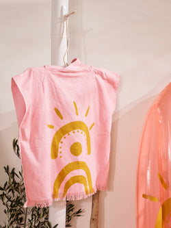 SALE Sunnylife Kids Beach Poncho Pink