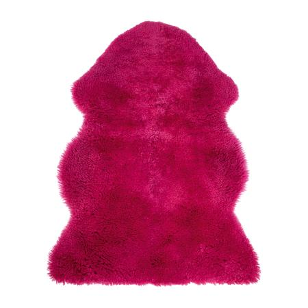 Faux Fur Fuchsia Throw