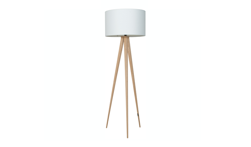 Wood Tripod Floor Lamp