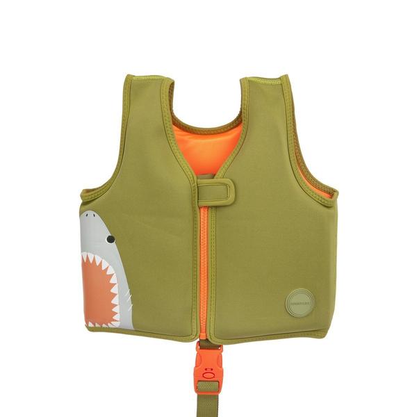 Sunnylife Kids Swim Vest Green